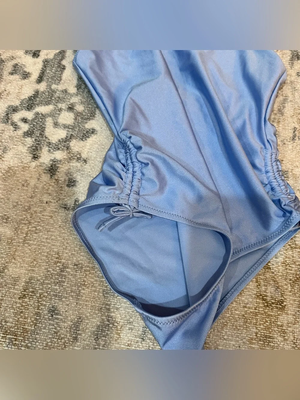 Zara Girls' Light Blue One-Piece Swimsuit - Kids bathingsuit NWT